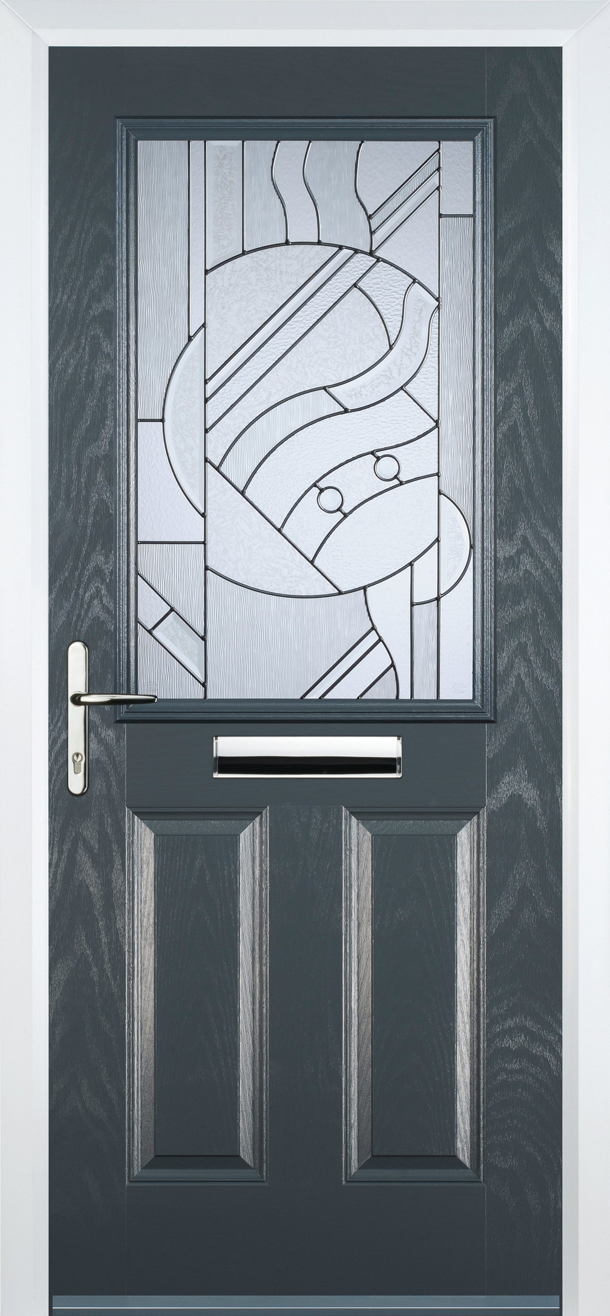 2 Panel 1 Square Composite Door - 900 x 2100