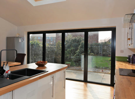 Aluminium Bi-Folding Doors 2100 x 4000