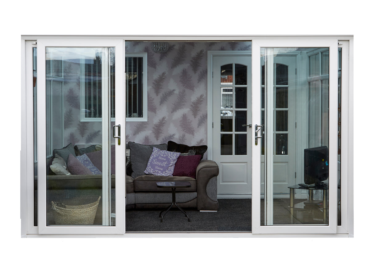 White UPVC Sliding Patio Doors 2100 x 3220